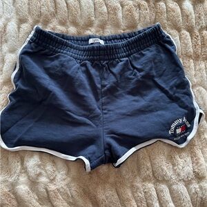 Tommy Hilfiger Women's Navy Blue Athletic Shorts
